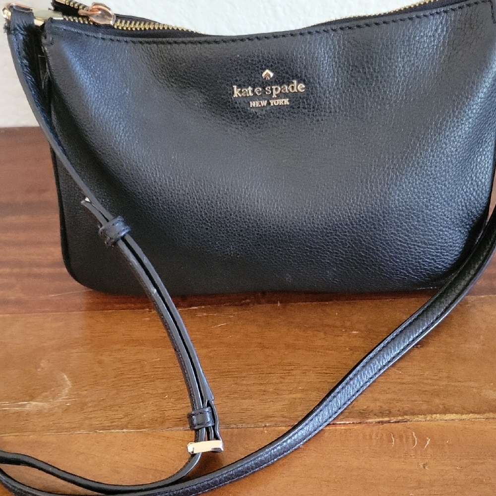 Kate Spade Black Crescent Crossbody Bag